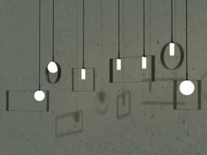 NEXO LUCE Металлический светодиодный подвесной светильник Oxen pendant lamp 7101a0-a8