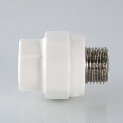 VTp.701.0.02504 Фитинг полипропиленовый с переходом на наружную резьбу Valtec 25 мм х 1/2"  - Вид №8