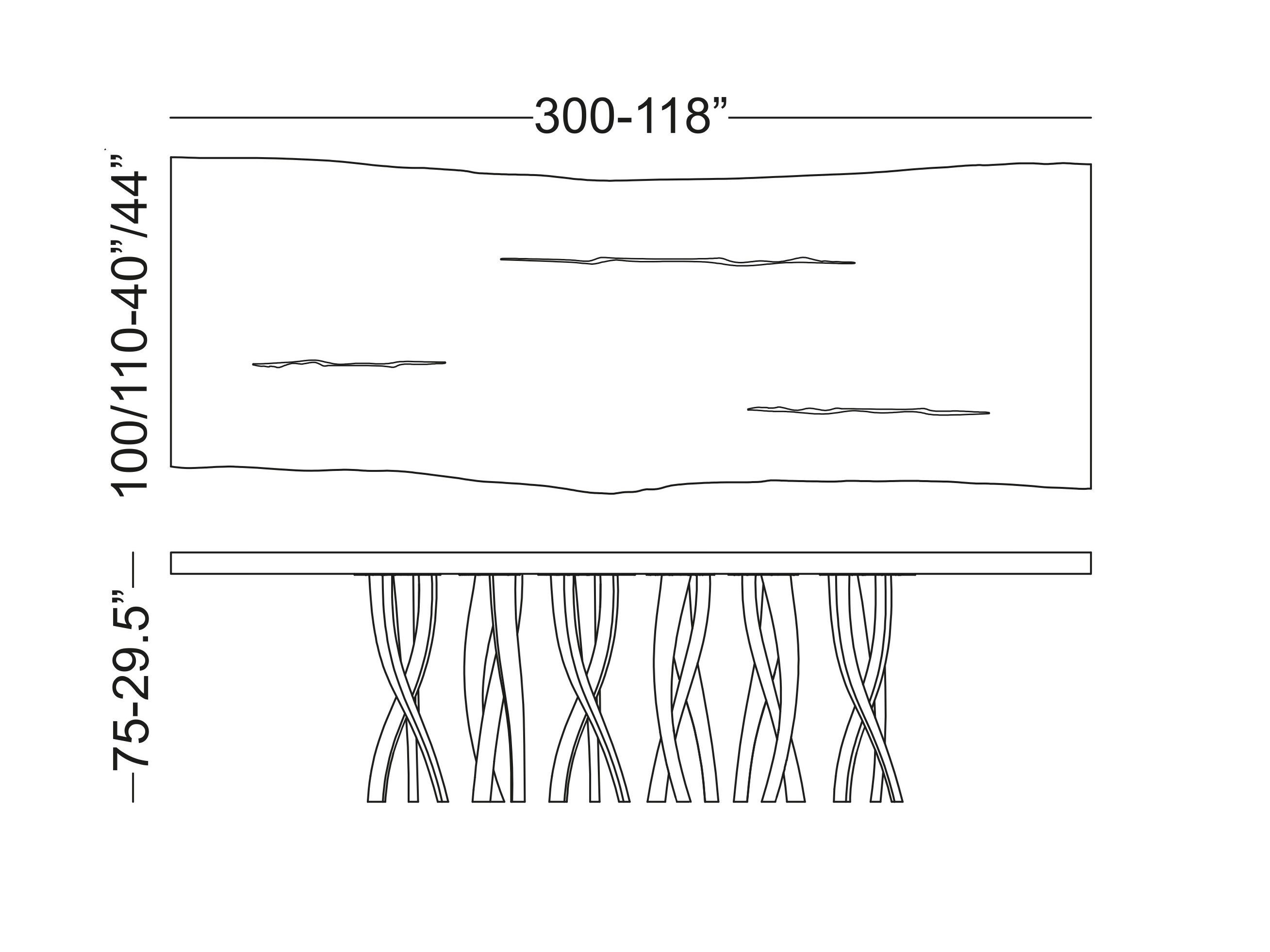 Обеденный стол из массива дерева Il Pezzo Mancante кусок 8 ARCH-00103093 - Вид №6