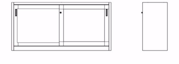 Dieffebi Металлический модульный блок для хранения вещей с раздвижными дверцами sun-id-1424582 - Вид №5