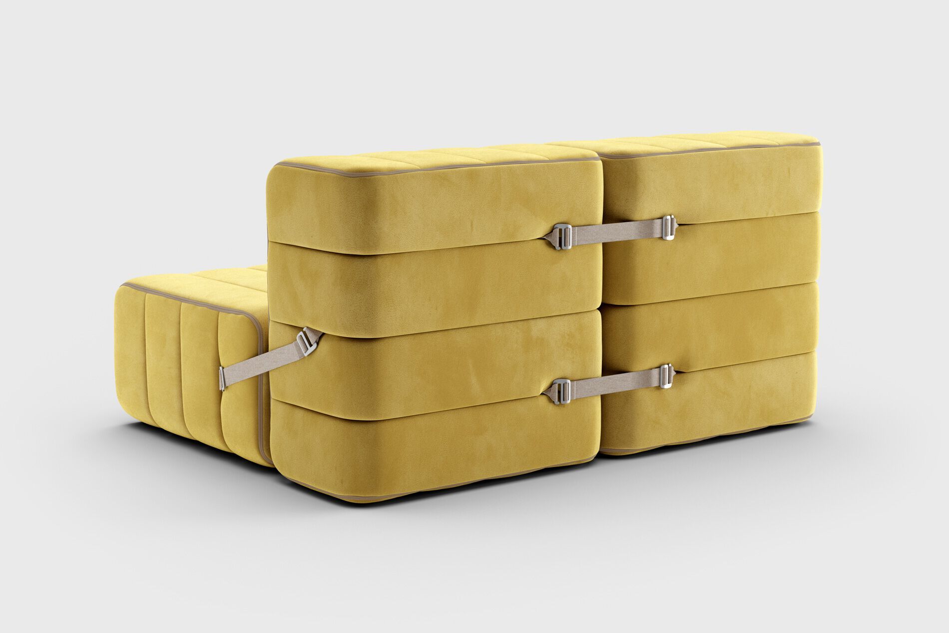 2-местный модульный тканевый диван AMBIVALENZ Curt ARCH-00047021 - Вид №32