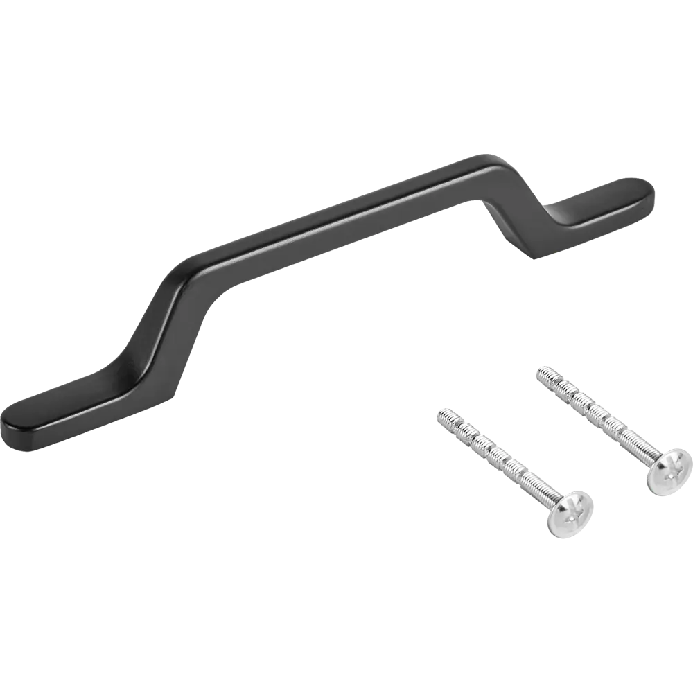 86923535 Ручка-скоба мебельная 6902 96 мм цвет матовый черный STLM-1011515 EDSON  - Вид №3