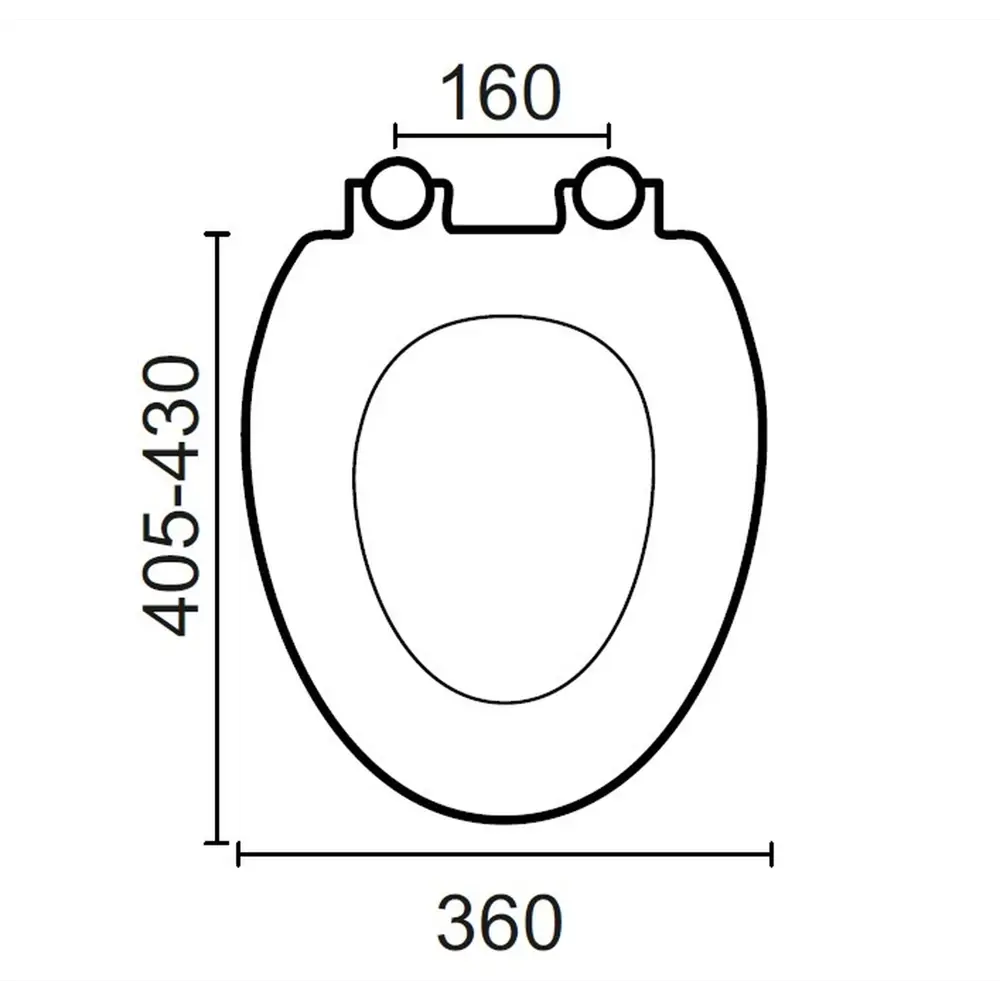Сиденье для унитаза Орио универсальное цвет коричневый ORIO STLM-2073810 - Вид №7
