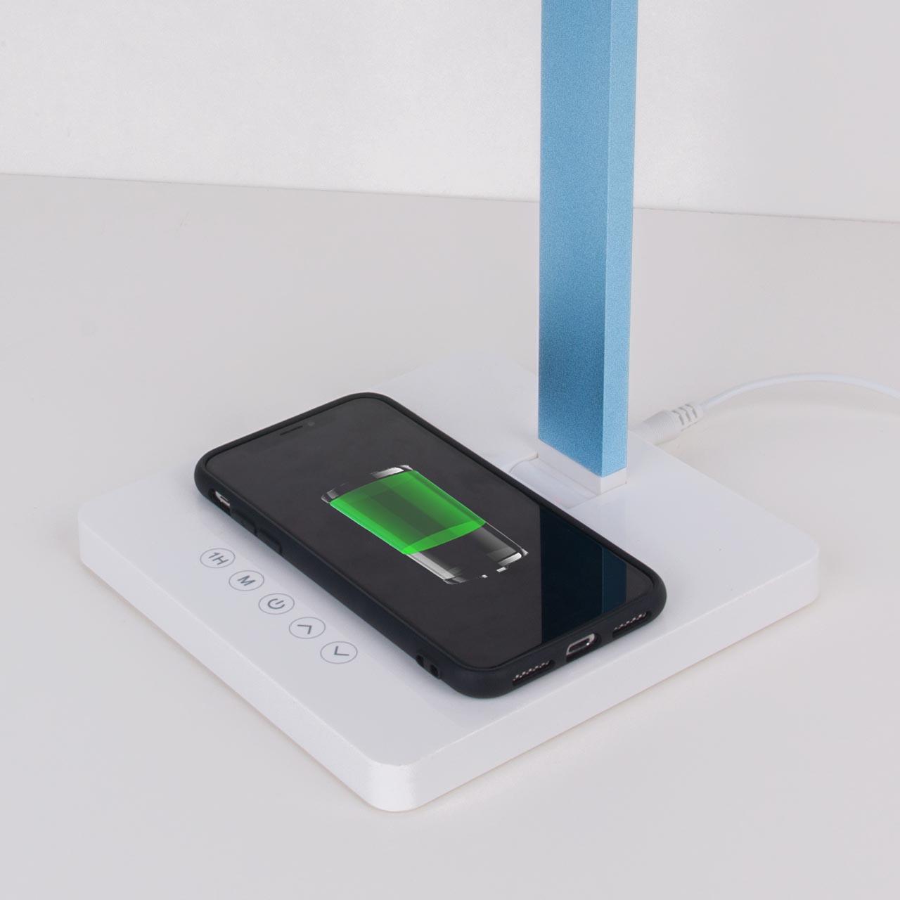 Настольная лампа Elektrostandard Lori белый/голубой TL90510 4690389112225 ELEKTROSTANDARD КЛАССИЧЕСКИЕ 222903 Белый;голубой  - Вид №2