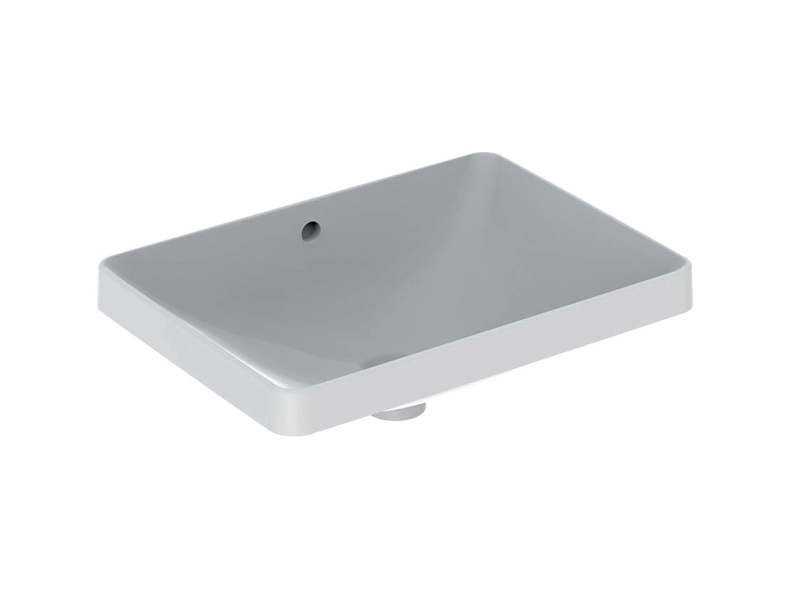 Прямоугольная раковина из керамогранита с переливом Geberit VariForm ARCH-00096943 - Вид №1