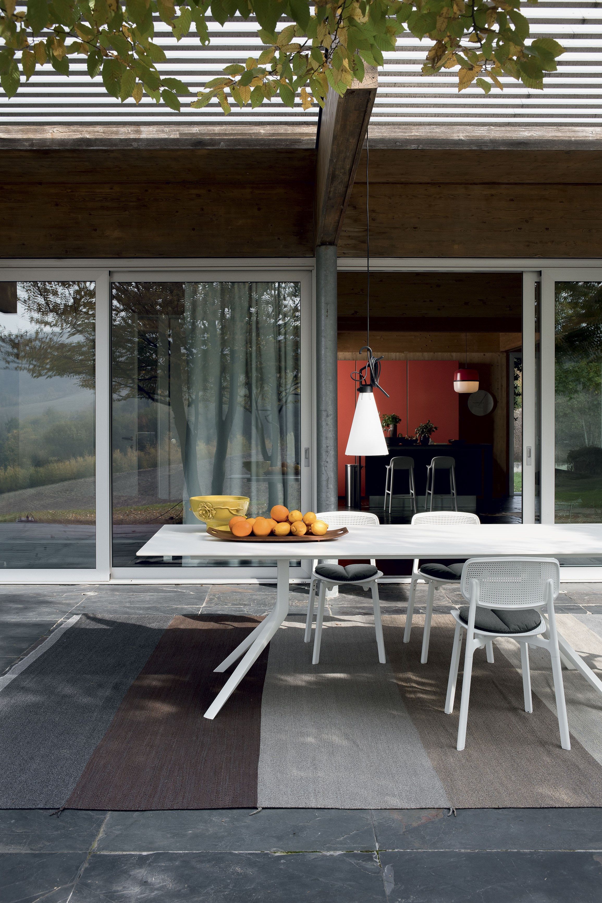 Открытый круглый сплошной цвет подушки Kristalia Lips ARCH-00060696 - Вид №18