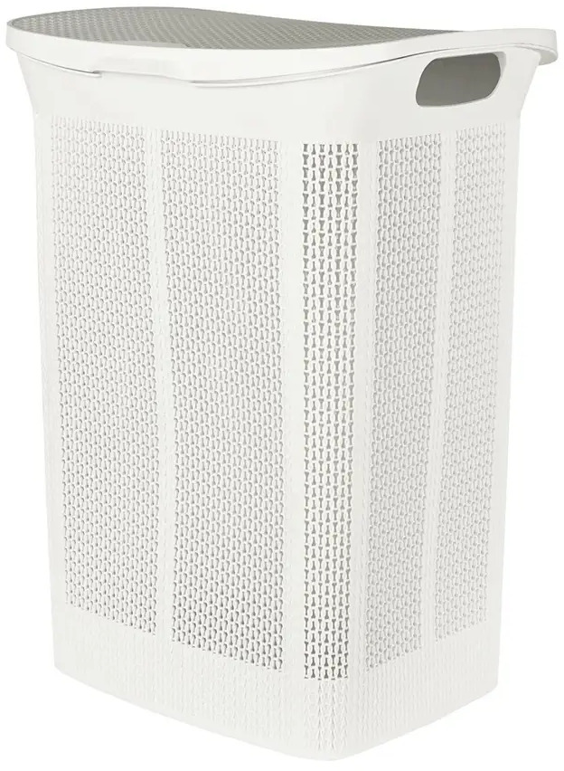 91532492 Корзина для белья Keeplex 248266 43 x 34 x 59 см 50л цвет белое облако STLM-0996809