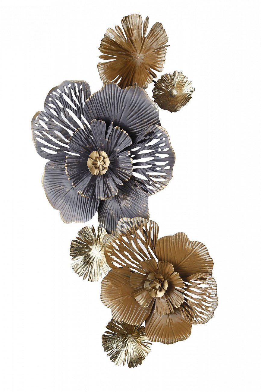 Панно настенное металлическое 89 см 93014 Tomas Stern TOMAS STERN  00-3865441 Золото;серый  - Вид №1