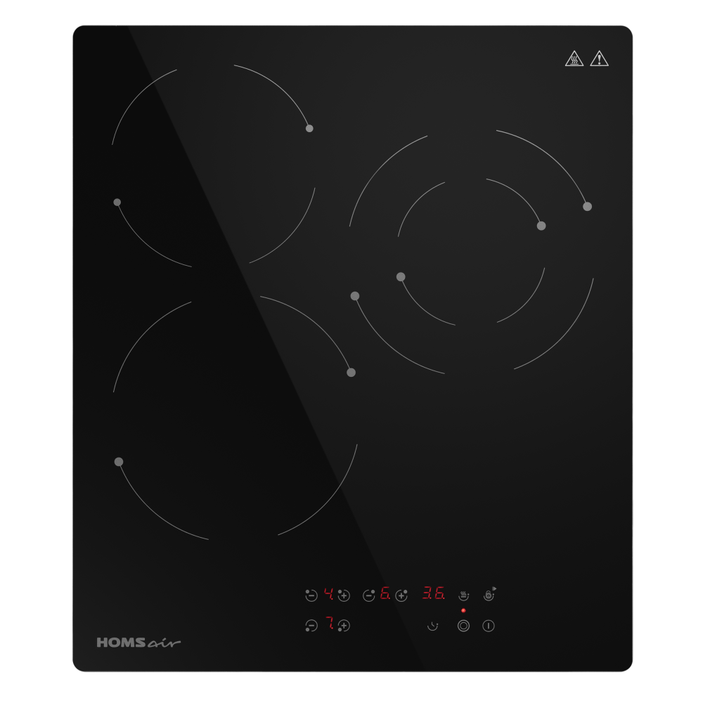 9067711 Электрическая варочная поверхность HOMSair HVC43DBK STDN-0103603