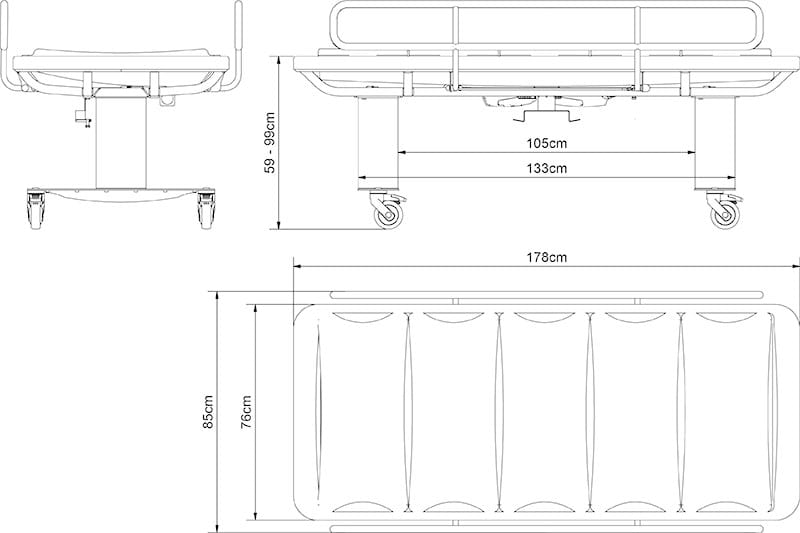Носилки для душа Ropox MOBILIO ARCH-00046881 - Вид №4