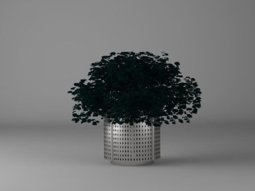 Плантатор из оцинкованного листа Viscio Urban Design зеленый ARCH-00005443