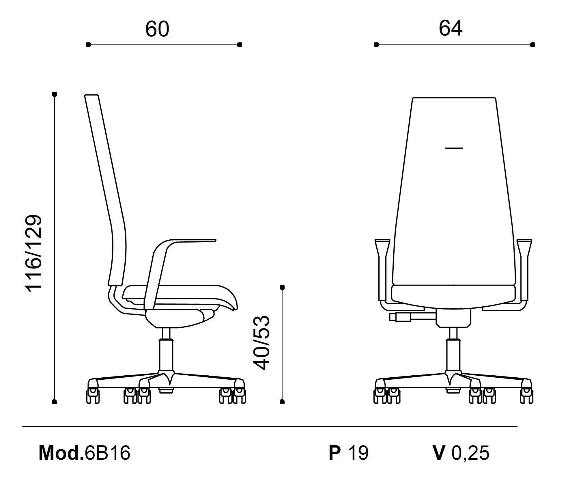 Офисное кресло руководителя с высокой спинкой Ares Line Zero7 Elegant ARCH-00084918 - Вид №2
