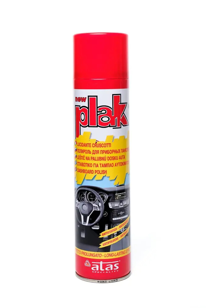91659351 Полироль для пластика Atas Plak Spray Клубника глянцевая 400 мл STLM-0845328