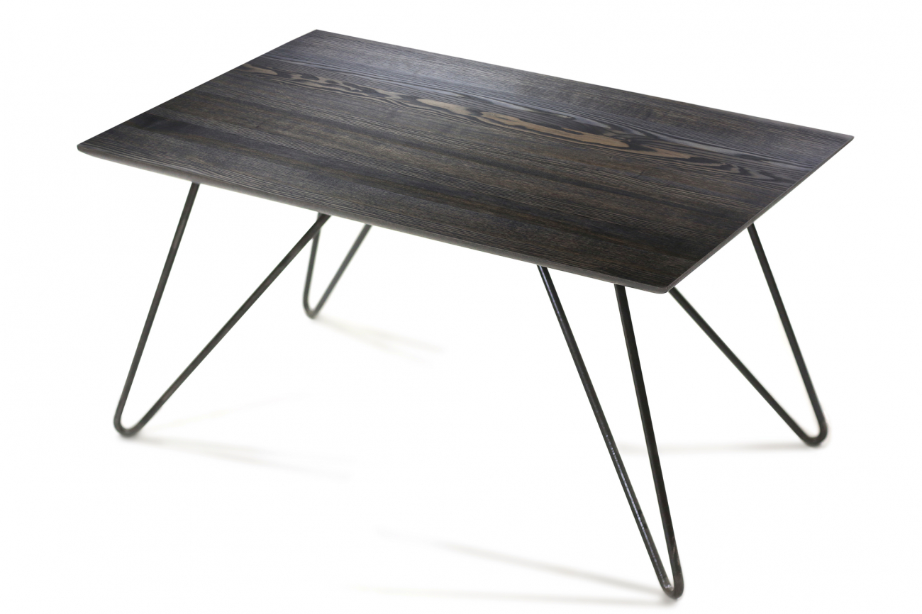 Журнальный столик прямоугольный ясень с металлическими ножками Mr.Grey PUSHA PUSHA 062914 Коричневый  - Вид №1