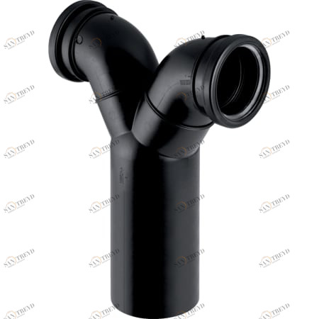 GEBERIT 367.903.16.1 Фановый тройник с вертикальным выпуском Geberit PE 90°, для подвесного унитаза 