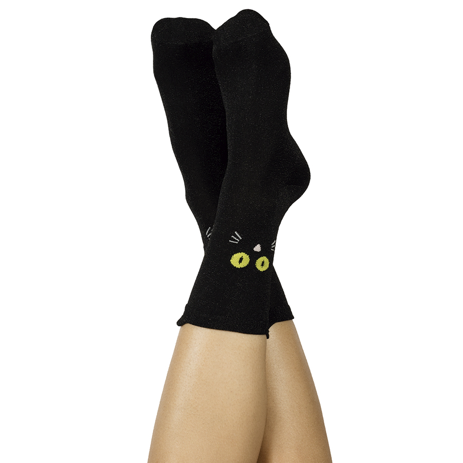 DYCATSOBK Носки cat черные Doiy 