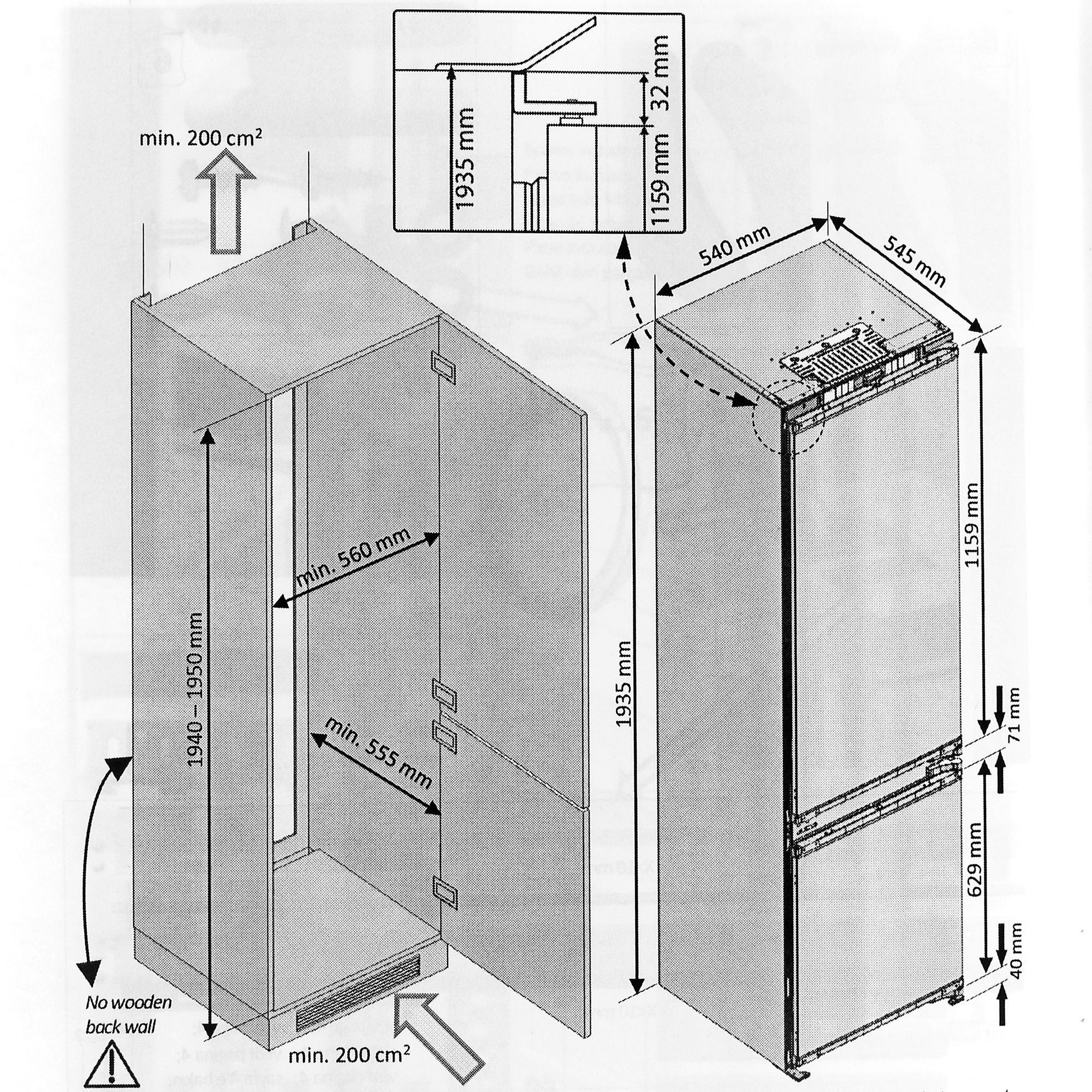 1616920 Встраиваемый холодильник Beko BCNA306E2S STDN-0013353 - Вид №9