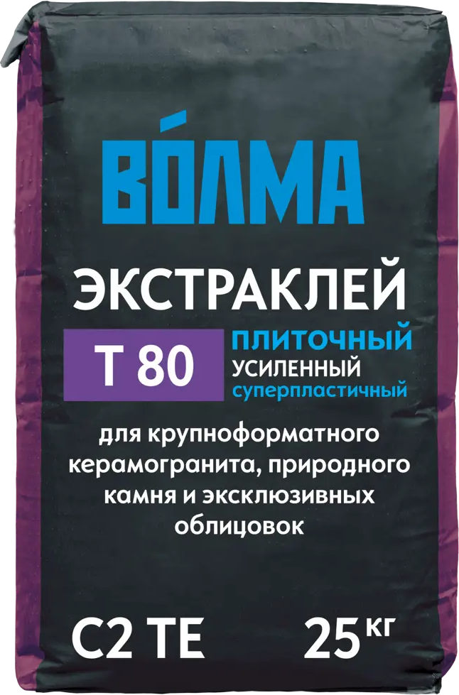 85246054 Клей для плитки Волма Экстраклей Т80 25 кг STLM-0946499