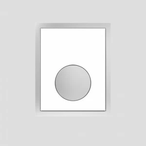 SANIT 72102001063050 SANIT Писсуар крышка стекло / пластик белый / хром