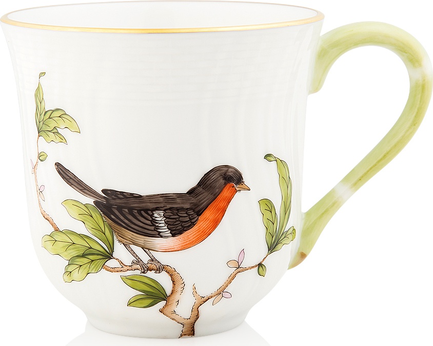10628324 Herend Кружка для молока 330мл "Птицы" п/к Фарфор 