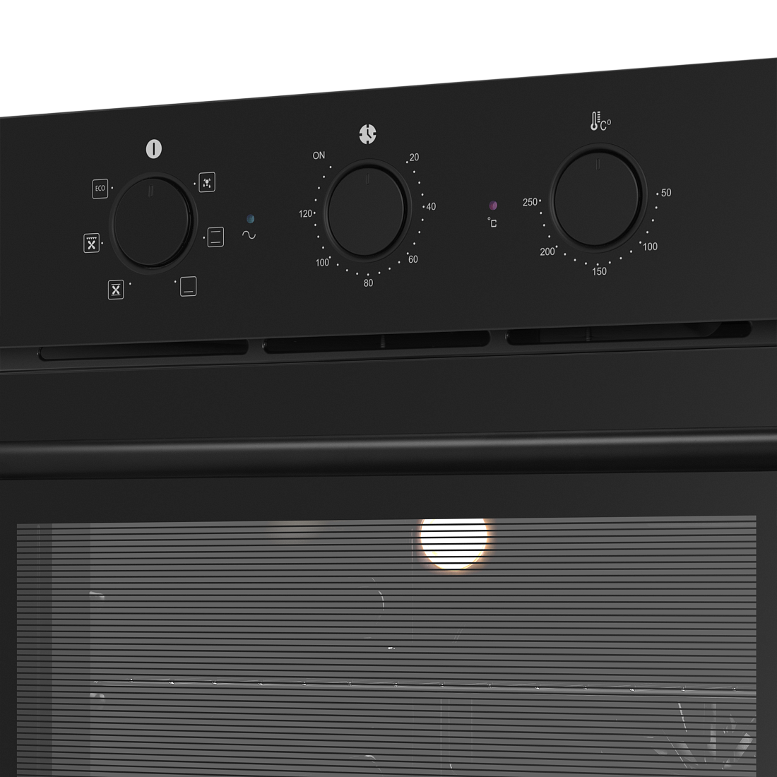 9100947 Электрический духовой шкаф HOMSair OEF606BK2 черный STDN-0140264 - Вид №7