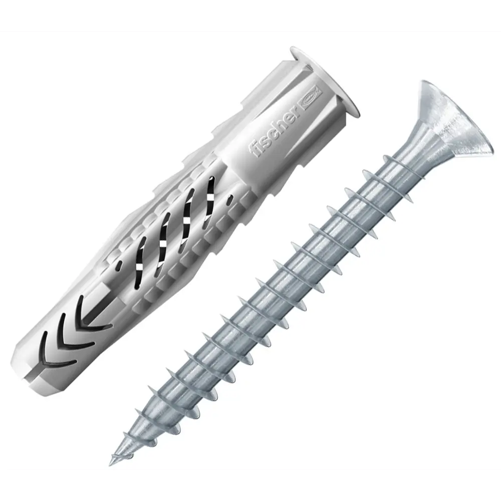 Дюбель универсальный Fischer Ux8x50 мм, нейлон/сталь, 25 шт STLM-2086126