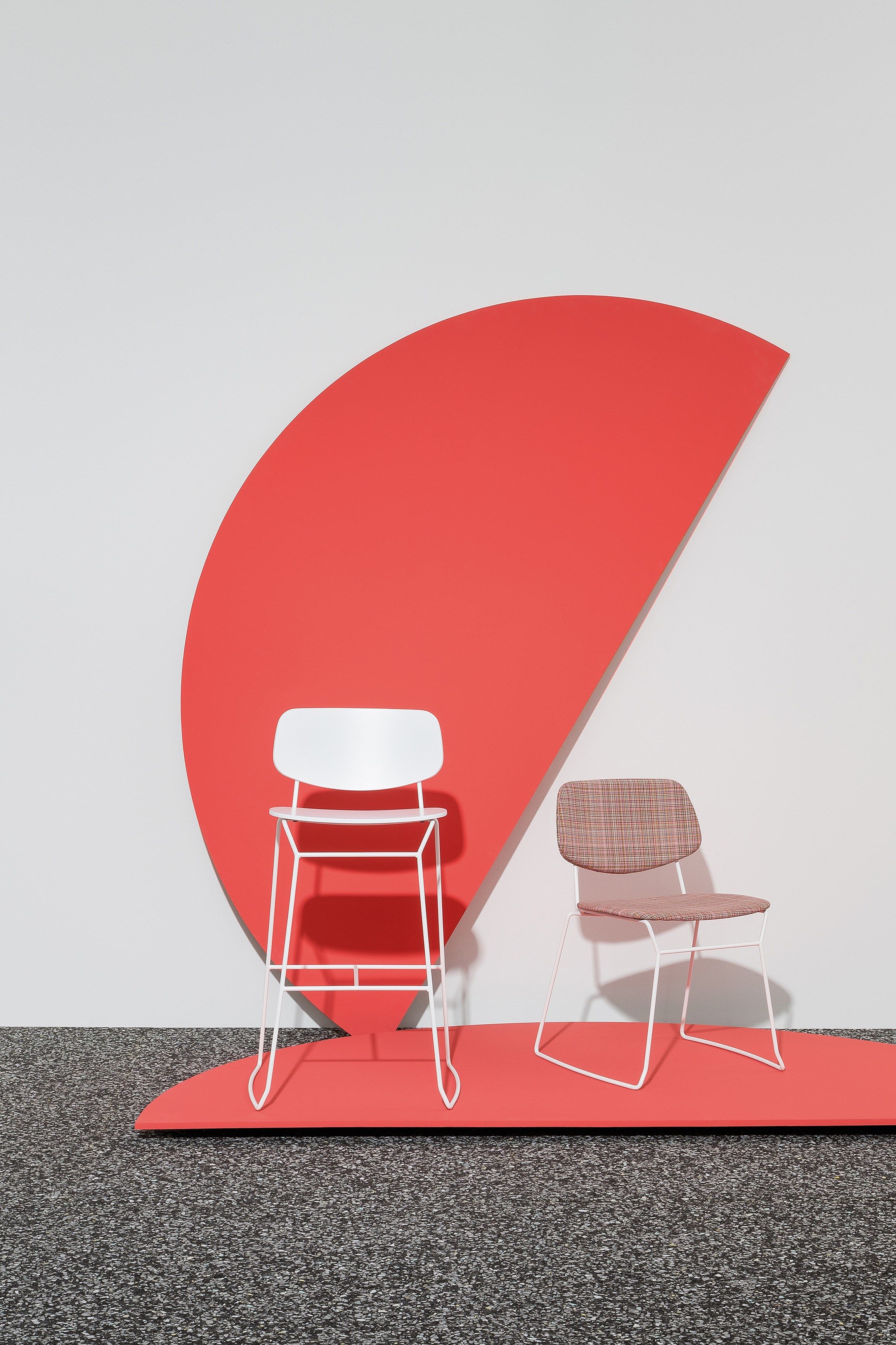 Стальной мягкий высокий табурет Billiani Doll ARCH-00032378 - Вид №2