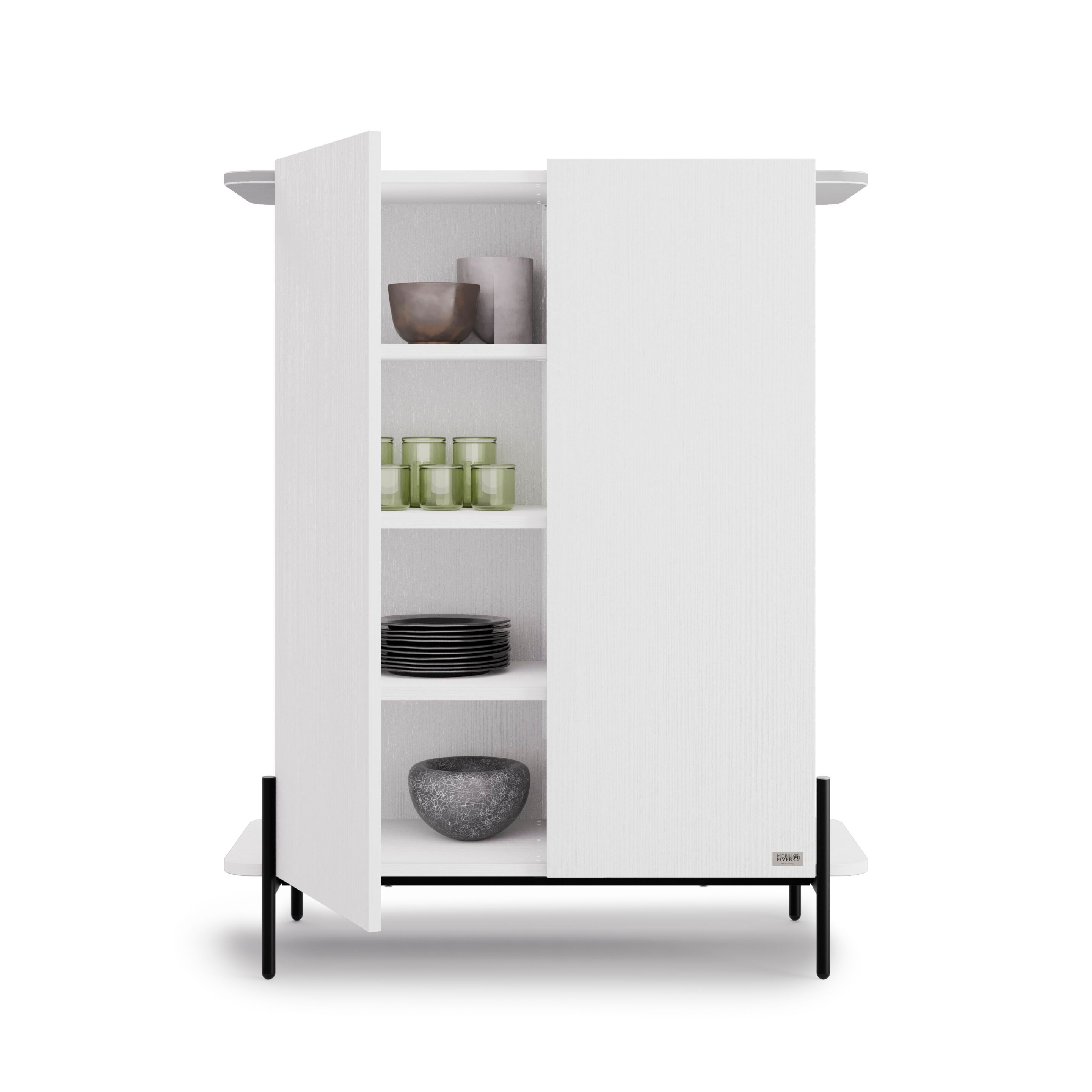 Буфет из меламиновой ткани с распашными дверцами Mobili Fiver OLIVA ARCH-00072799 - Вид №15