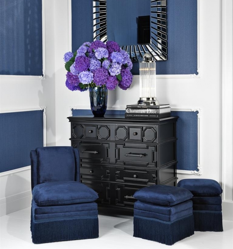 Комод с 4 ящиками черный Pickard от Eichholtz EICHHOLTZ ДИЗАЙНЕРСКИЕ, EICHOLTZ 060892 Черный  - Вид №1