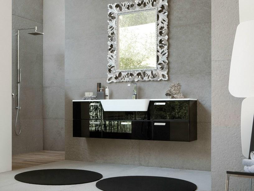 Ideagroup Лаковая тумба под умывальник с ящиками My fly evo sun-id-1419738 - Вид №1