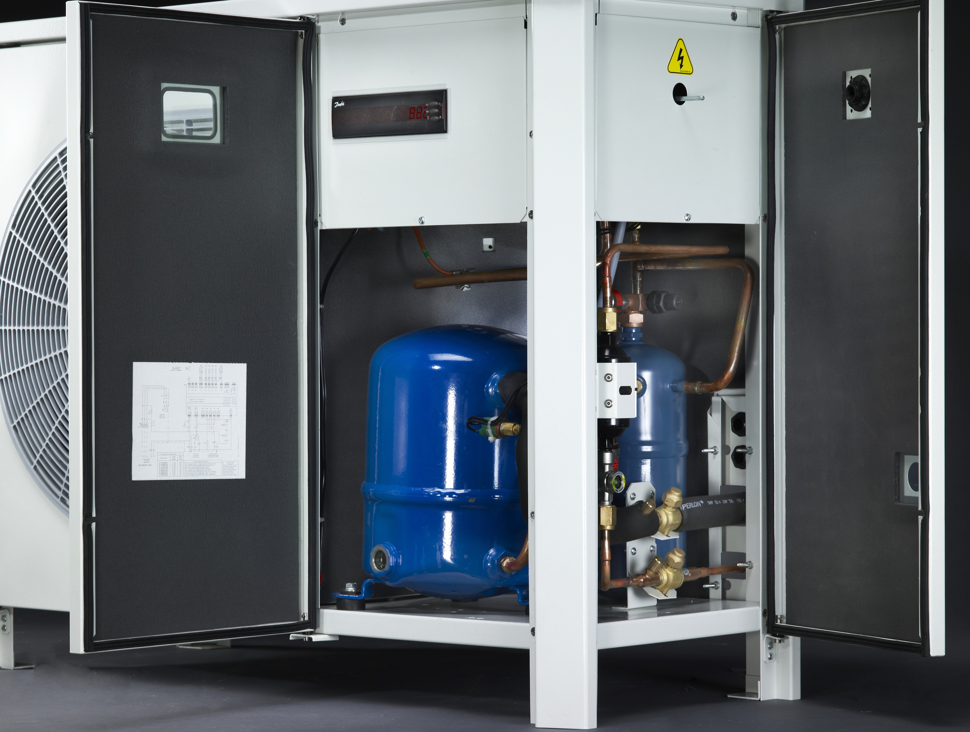 Danfoss OP-LPQM — компрессорно-конденсаторный агрегат OP-LPQM074FHP00E Агрегат комп. -конд. 114X3253  - Вид №7