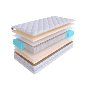 90916050 Матрас SkySleep EXPERT RELAX S1000 70x200 см независимый пружинный блок, односпальный, ортопедический, латексный STLM-1401712
