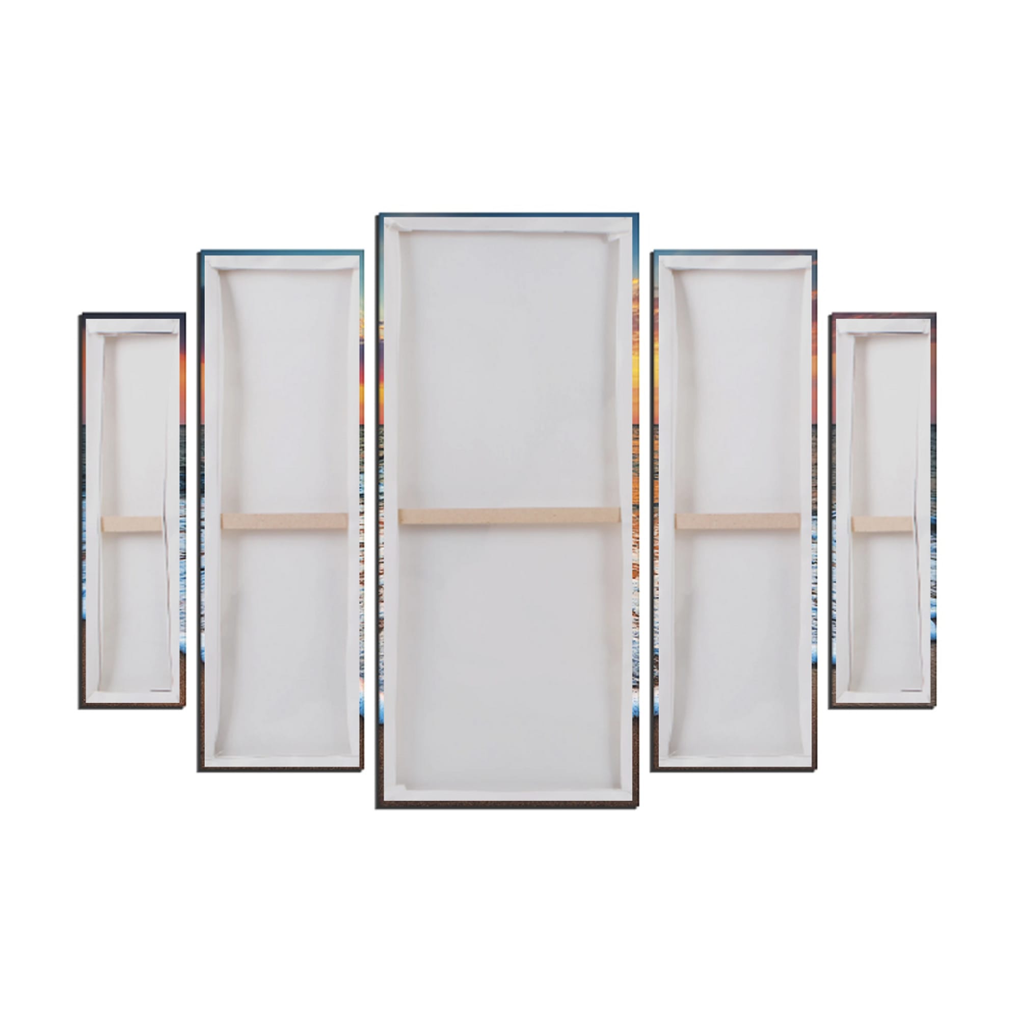 86932671 Картина на холсте модульная "Восход над морем" 80x115 см Santreyd  - Вид №1