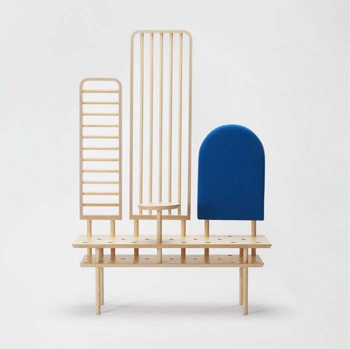 Скамейка / перегородка из фанеры Zilio A&C Etta ARCH-00152671 - Вид №2