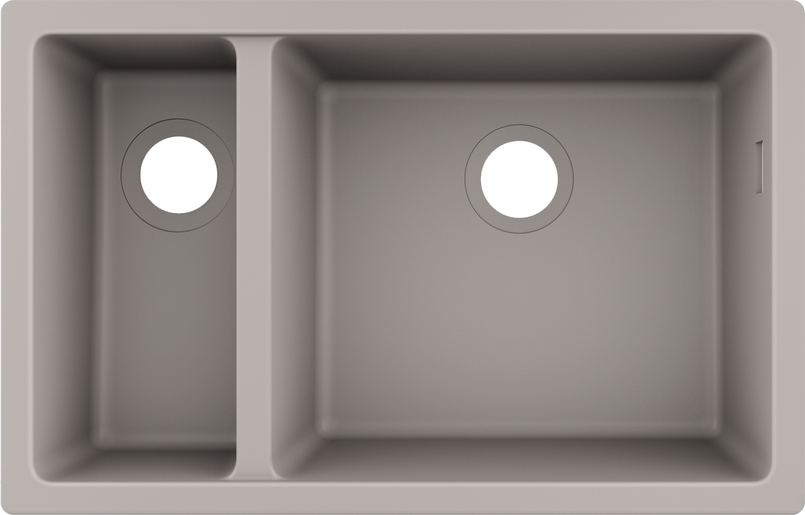 43433380 S51 S510-U635 Подвесная мойка 180/450 Hansgrohe 