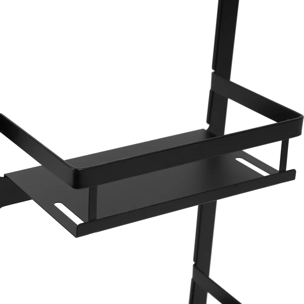 Полка для рейлинга подвесная Swensa Lund двухъярусная цвет чёрный STLM-2058443 - Вид №2