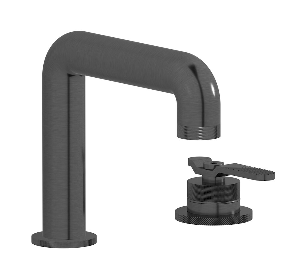 Смеситель для раковины на 2 отверстия WE ARE IB b2394cs Brushed Black Chrome Bold