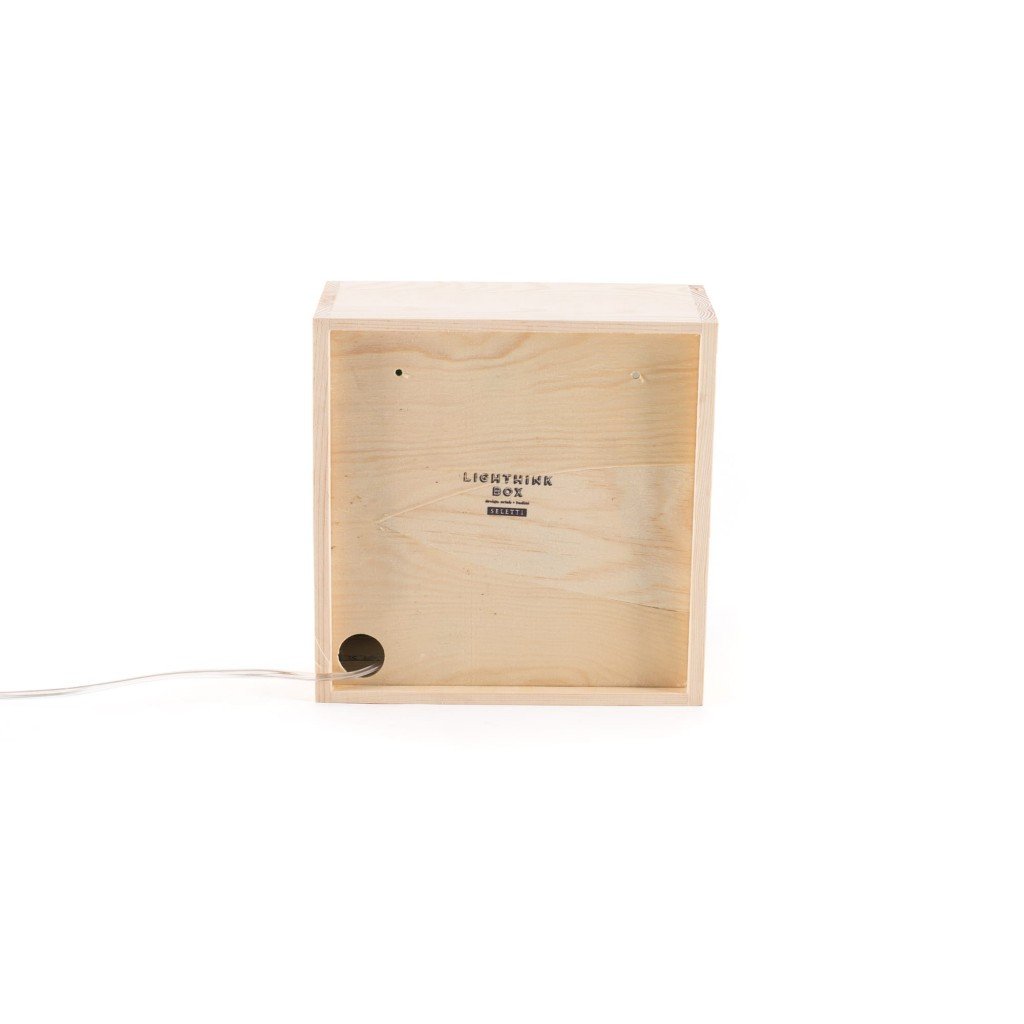 Настольная лампа 21х21 см розовая Lighthink Box 08341 SELETTI  00-3882472 Бежевый;розовый  - Вид №6