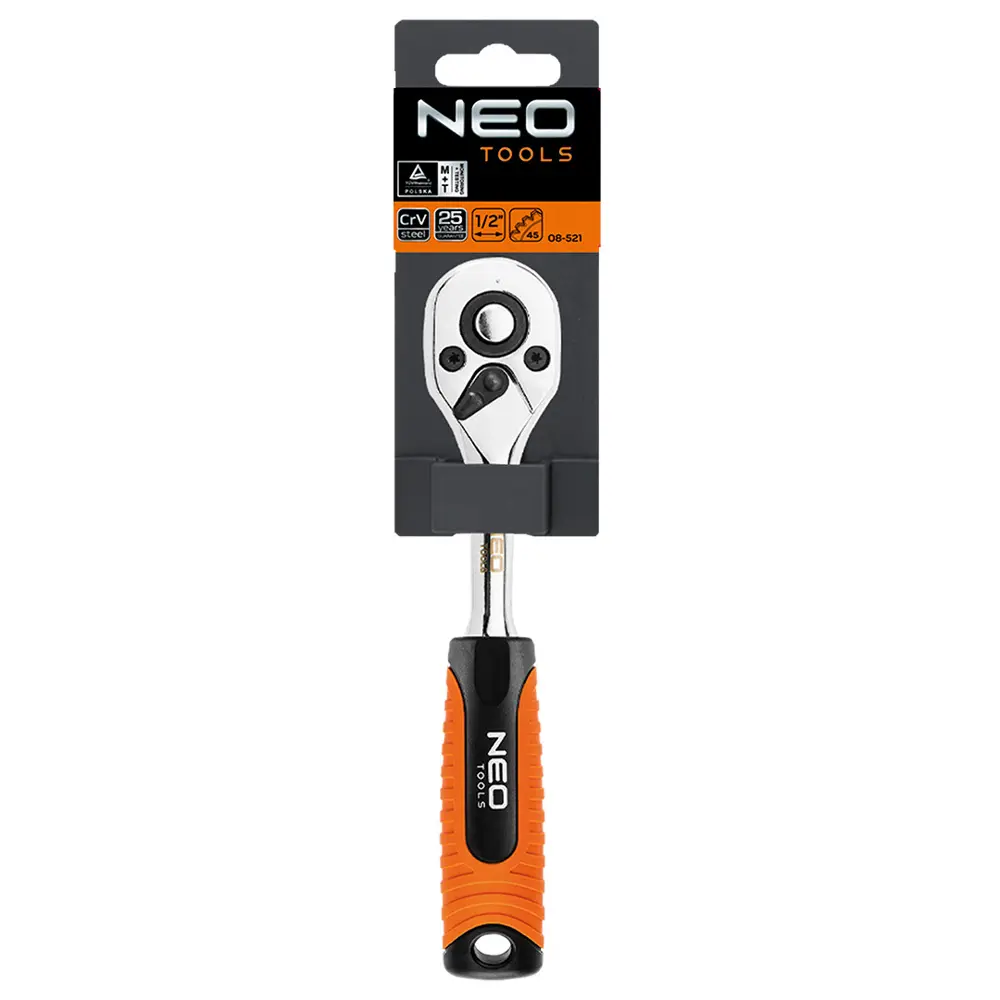 Трещотка Neo Tools, 1/2 дюйма, 265 мм 88287486 STLM-2102954  - Вид №1