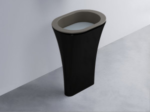 AMLA65-FN+AMPILO-BR+AMCOLO-N Раковина Amedeo Ovale отдельностоящая cielo Enjoy + Amedeo