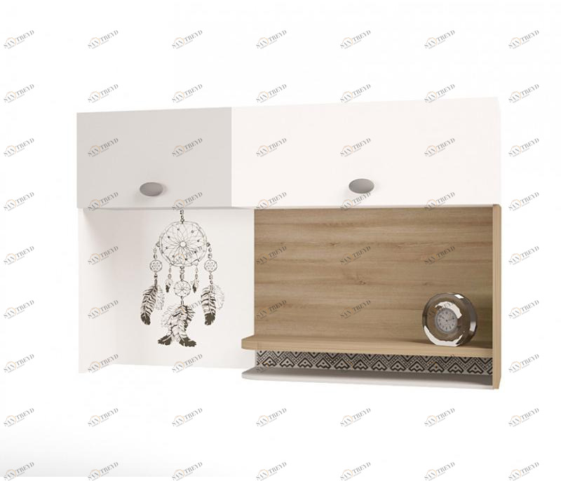 Надстройка ABC-KING /Полка навесная правая MIX Ловец снов 4631148108561