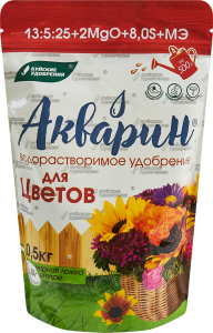 87462707 Удобрение Акварин Для цветов 0.5 кг STLM-0073946 БУЙСКИЕ УДОБРЕНИЯ