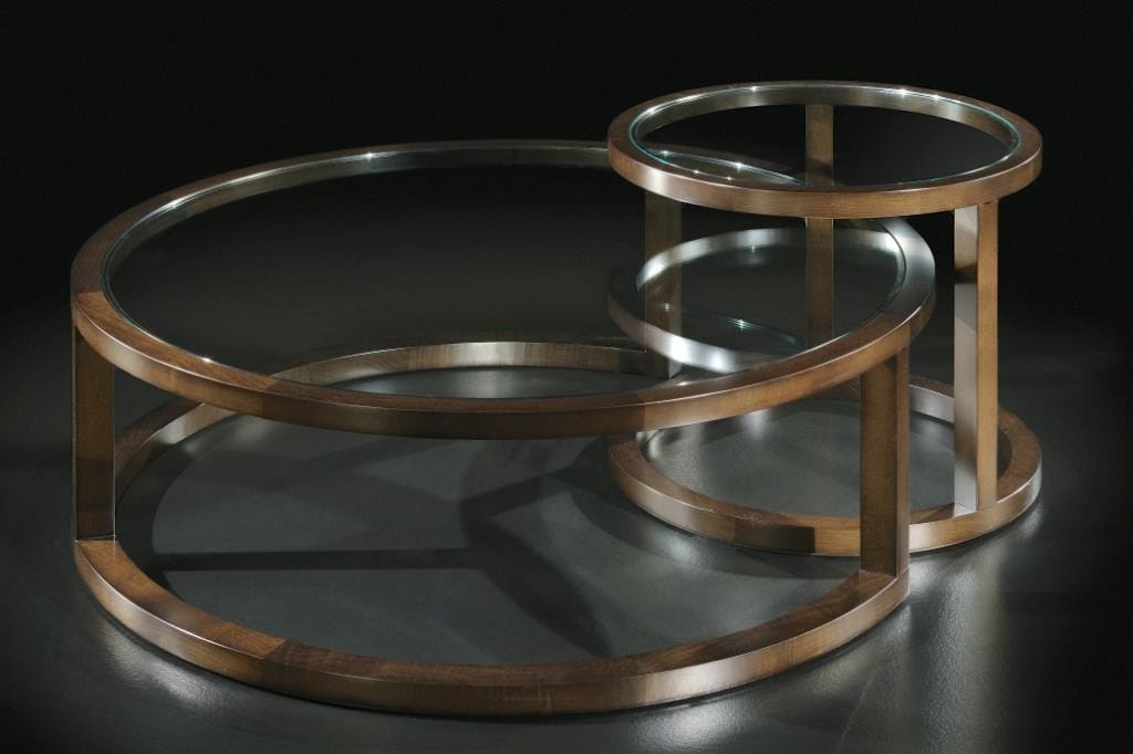 Круглый деревянный журнальный столик HUGUES CHEVALIER Iconic ARCH-00101975