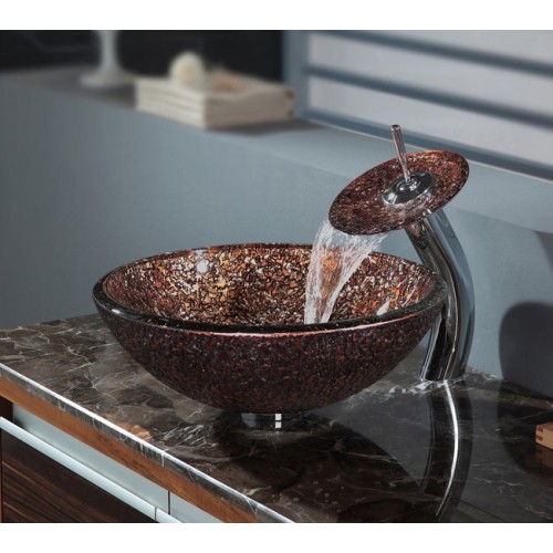 C-GV571-19mm-KGW1700 Накладная раковина на столешницу  прямоугольная Krausru  - Вид №4