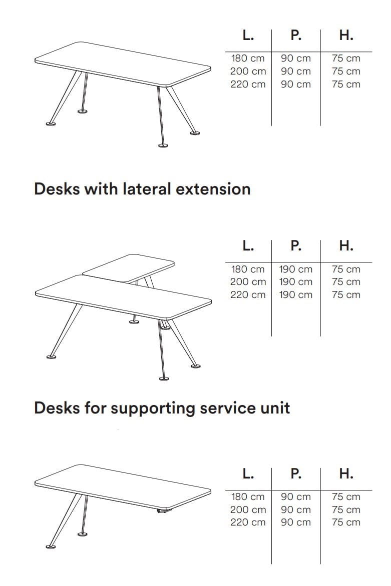 Деревянный секционный стол FREZZA Spike ARCH-00129542 - Вид №3