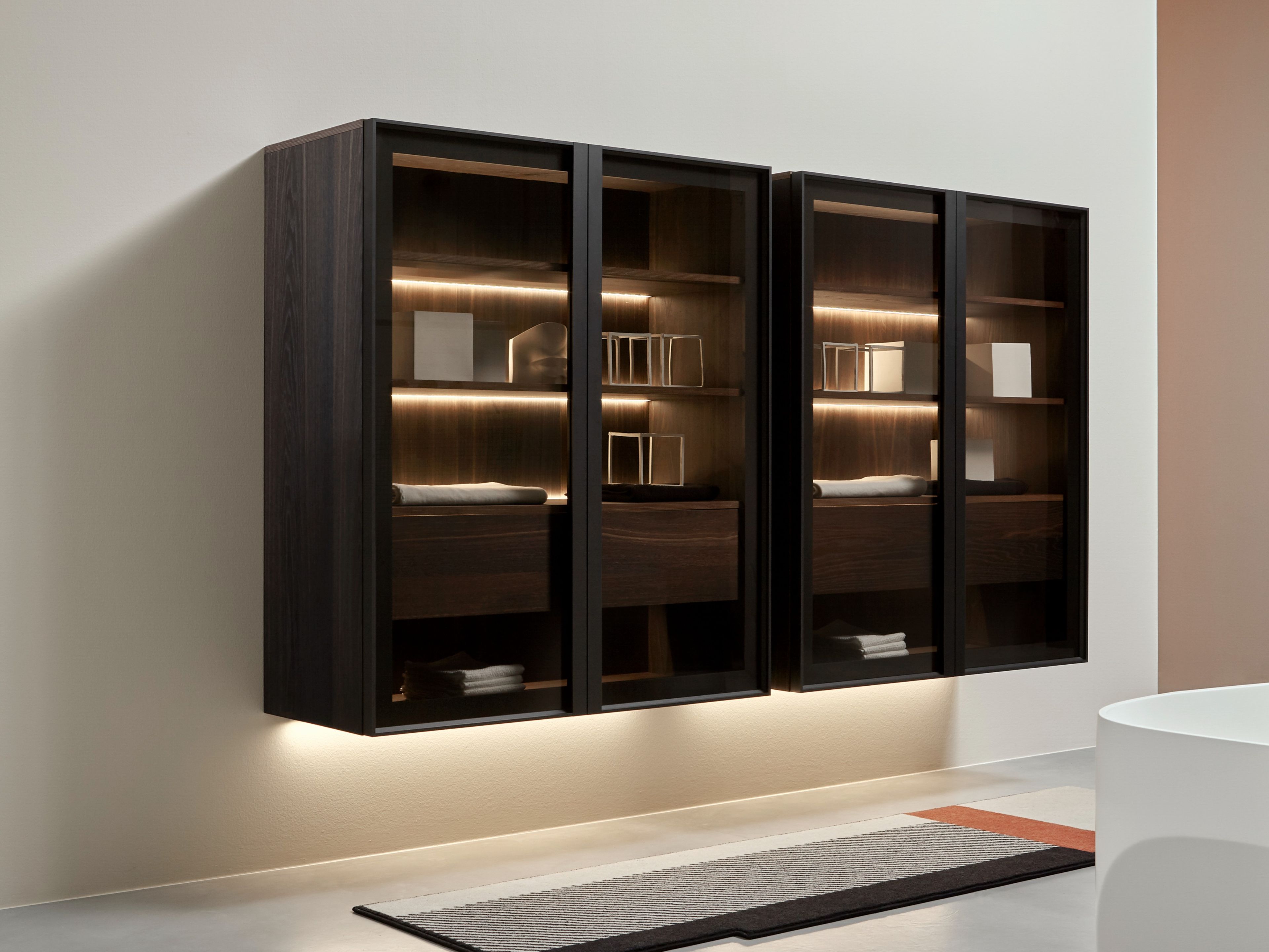 Деревянная подвесная витрина Antoniolupi Bemade ARCH-00123026