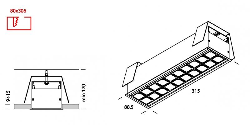 Lucifero's Многоточечный встраиваемый светодиодный светильник Leva sun-id-1449751 - Вид №7