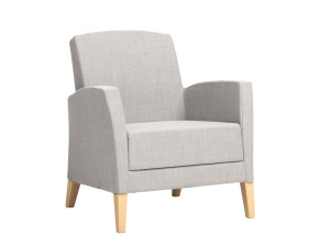 Тканевое кресло с подлокотниками