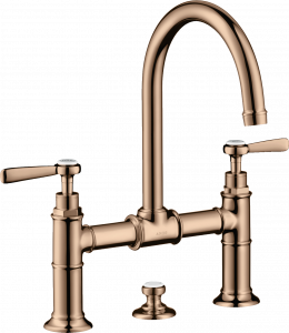 16511300 Смеситель для раковины, 2 ручки, 220, с рычажными ручками и сливным гарнитуром AXOR MONTREUX