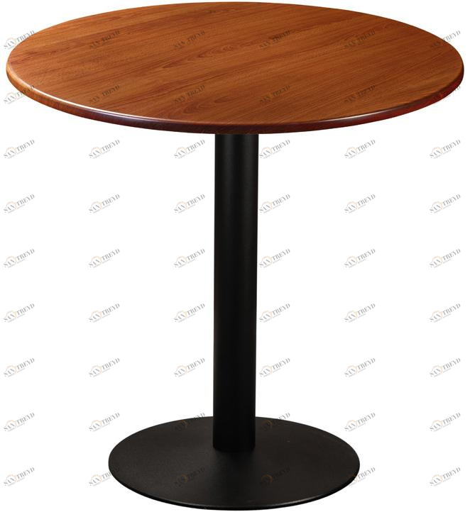 2636 Стол Классик D80 Орех R-HOME 160402+170502nut